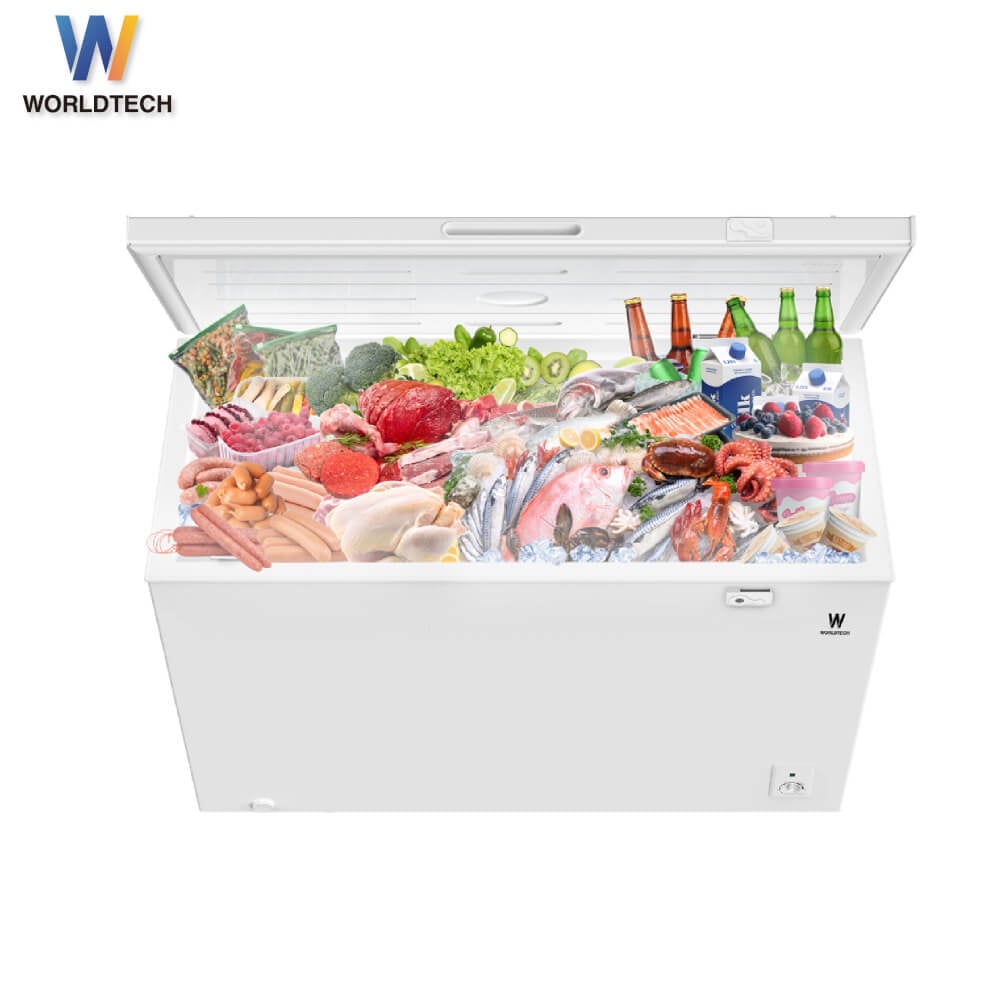  ตู้แช่ 2 ระบบ WORLDTECH รุ่น WT-FZ400 ขนาด 14.1 คิว ความจุ 400 ลิตร